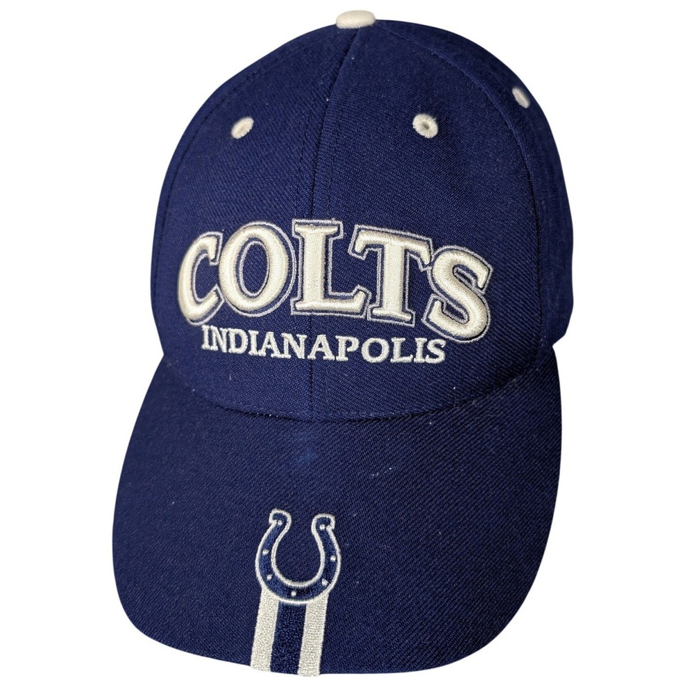 Indianapolis Colts Embroidered Logo Baseball‎ Cap Blue Adjustable